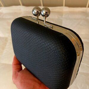 Black Faux Leather Clutch Style&Co. Bag